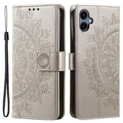 For Samsung Galaxy A06 Case Imprinted Totem PU Leather Wallet Stand Phone Cover