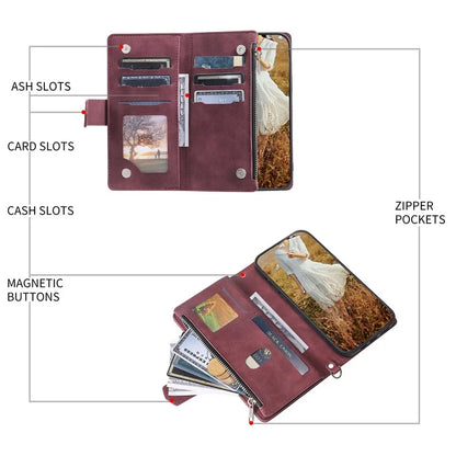 Style 005 For Samsung Galaxy A06 Wallet Case Rhombus Stitching Line PU Leather Phone Cover