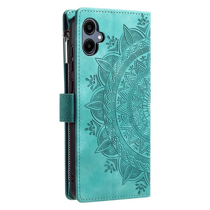 Style 006 For Samsung Galaxy A06 Wallet Case PU Leather Phone Cover Mandala Flower Pattern