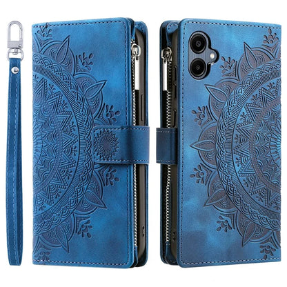 Style 006 For Samsung Galaxy A06 Wallet Case PU Leather Phone Cover Mandala Flower Pattern