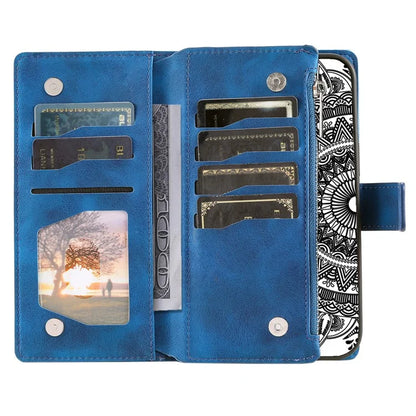 Style 006 For Samsung Galaxy A06 Wallet Case PU Leather Phone Cover Mandala Flower Pattern