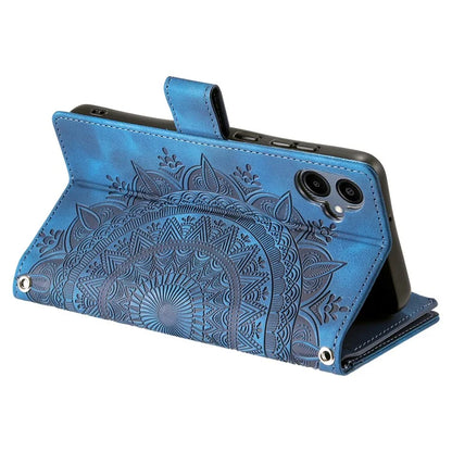 Style 006 For Samsung Galaxy A06 Wallet Case PU Leather Phone Cover Mandala Flower Pattern