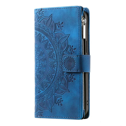 Style 006 For Samsung Galaxy A06 Wallet Case PU Leather Phone Cover Mandala Flower Pattern