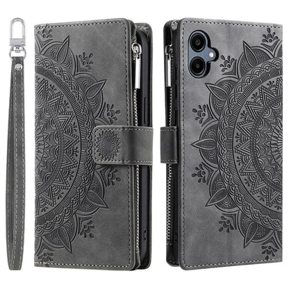 Style 006 For Samsung Galaxy A06 Wallet Case PU Leather Phone Cover Mandala Flower Pattern