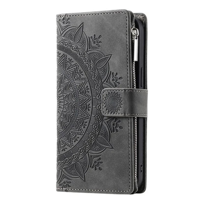 Style 006 For Samsung Galaxy A06 Wallet Case PU Leather Phone Cover Mandala Flower Pattern