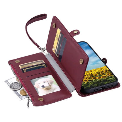 015 Style For Xiaomi Redmi 14C 4G Case TPU+PU Leather Wallet Phone Cover with Straps