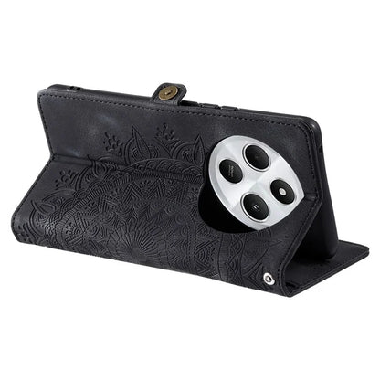 Style 016 For Xiaomi Redmi 14C 4G Case Skin Feel Totem Imprinted Wallet Leather Phone Cover