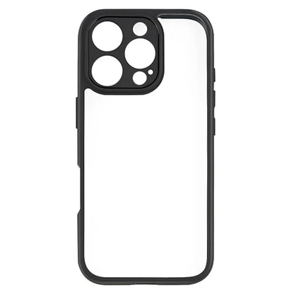 For iPhone 16 Pro Case Shockproof PC+TPU Clear Back Phone Cover