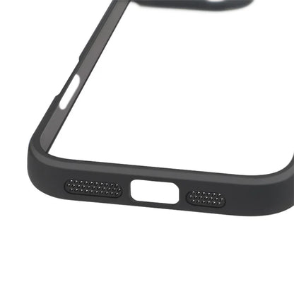 For iPhone 16 Pro Max Case Shockproof PC+TPU Clear Back Phone Cover