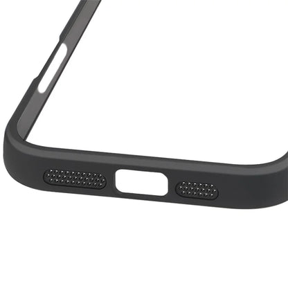 For iPhone 16 Plus Case Shockproof PC+TPU Clear Back Phone Cover