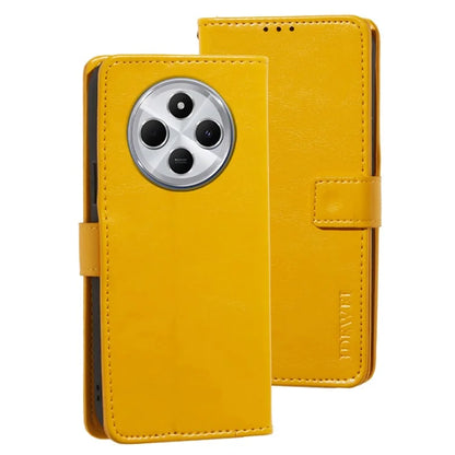 IDEWEI For Xiaomi Redmi 14C 4G Stand Case Crazy Horse Texture Leather Phone Cover