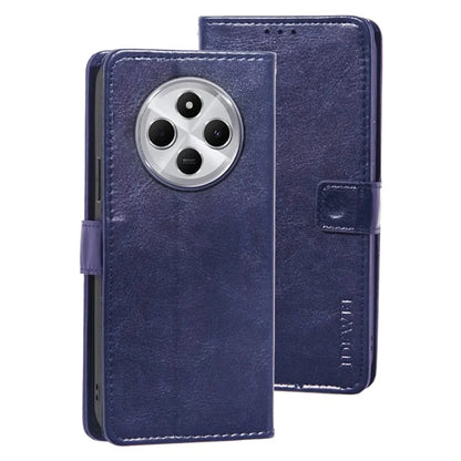 IDEWEI For Xiaomi Redmi 14C 4G Stand Case Crazy Horse Texture Leather Phone Cover