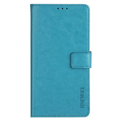 IDEWEI For Xiaomi Redmi 14C 4G Stand Case Crazy Horse Texture Leather Phone Cover