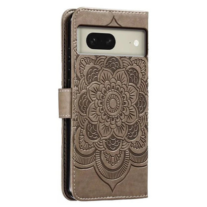 For Google Pixel 8 Case PU Leather Mandala Imprinted Design Wallet Phone Cover
