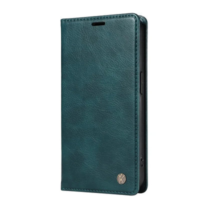 YIKATU YK-006 For Motorola Edge 50 Neo 5G Case Wallet Litchi Grain Leather Phone Cover Magnetic Auto-Absorbed