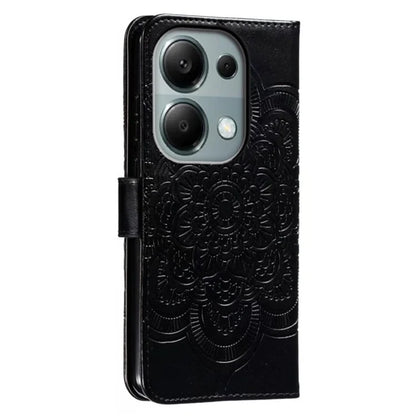 For Xiaomi Poco M6 Pro 4G / Redmi Note 13 Pro 4G Case PU Leather Mandala Imprinted Design Wallet Phone Cover