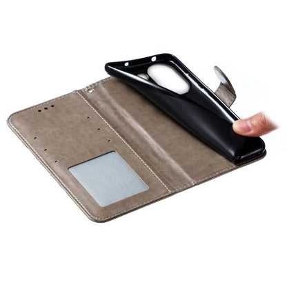 For Xiaomi Redmi Note 13 4G Case PU Leather Mandala Imprinted Design Wallet Phone Cover