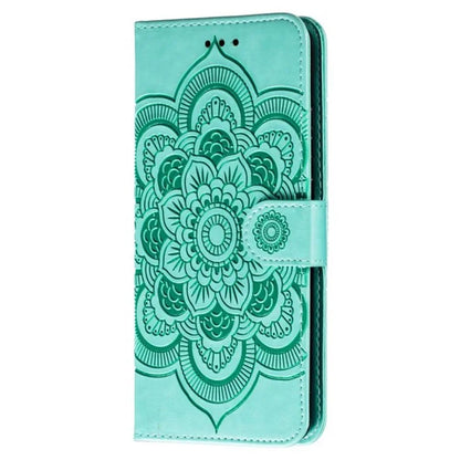 For Samsung Galaxy S24+ Case PU Leather Mandala Imprinted Design Wallet Phone Cover