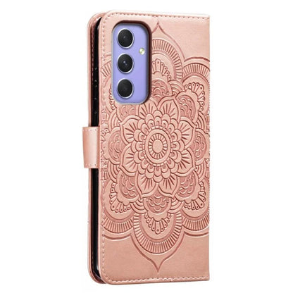 For Samsung Galaxy S23 FE Case PU Leather Mandala Imprinted Design Wallet Phone Cover