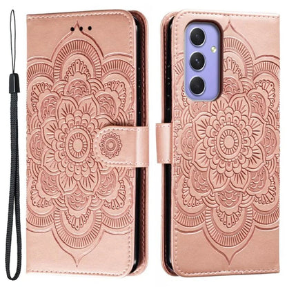 For Samsung Galaxy A05s 4G Case PU Leather Mandala Imprinted Design Wallet Phone Cover