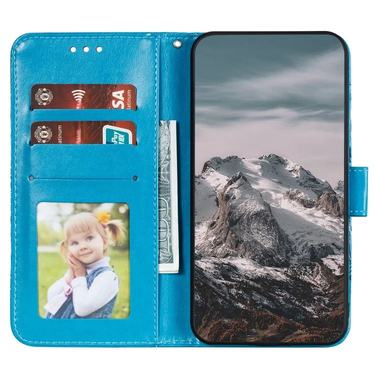 For Samsung Galaxy A16 5G Case PU Leather Mandala Imprinted Design Wallet Phone Cover