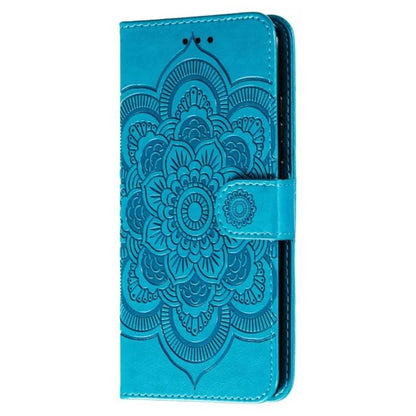For Samsung Galaxy S24 Case PU Leather Mandala Imprinted Design Wallet Phone Cover