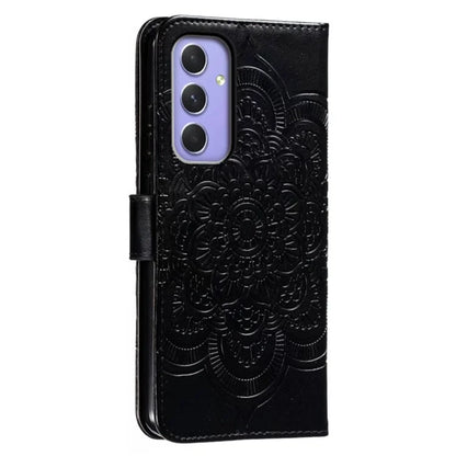 For Samsung Galaxy S24 Case PU Leather Mandala Imprinted Design Wallet Phone Cover
