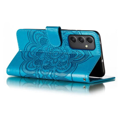 For Samsung Galaxy A25 5G (Global) (161.0 x 76.5 x 8.3mm) Case PU Leather Mandala Wallet Phone Cover