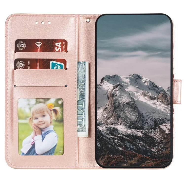 For Samsung Galaxy A25 5G (Global) (161.0 x 76.5 x 8.3mm) Case PU Leather Mandala Wallet Phone Cover