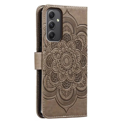 For Samsung Galaxy A35 5G Case PU Leather Mandala Imprinted Design Wallet Phone Cover