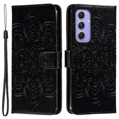For Samsung Galaxy A55 5G Case PU Leather Mandala Imprinted Design Wallet Phone Cover