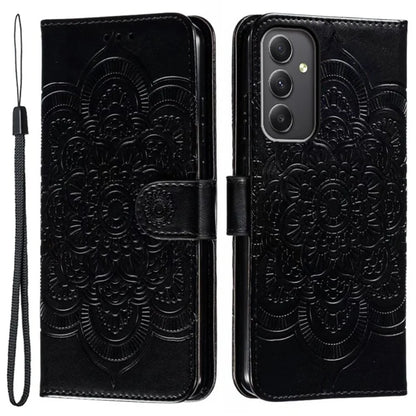 For Samsung Galaxy A15 4G / 5G Case PU Leather Mandala Imprinted Design Wallet Phone Cover
