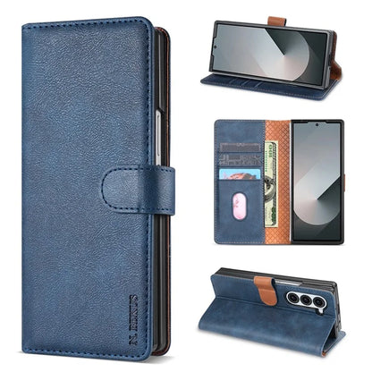 N.BEKUS CSJ-001 For Samsung Galaxy Z Fold6 5G Stand Case PU Leather Wallet Phone Cover