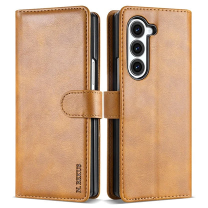 N.BEKUS CSJ-001 For Samsung Galaxy Z Fold6 5G Stand Case PU Leather Wallet Phone Cover