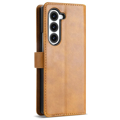 N.BEKUS CSJ-001 For Samsung Galaxy Z Fold6 5G Stand Case PU Leather Wallet Phone Cover