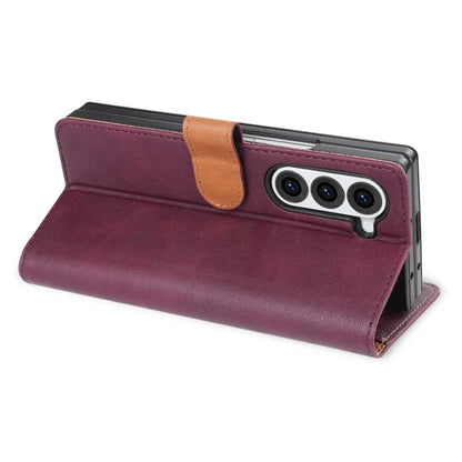 N.BEKUS CSJ-001 For Samsung Galaxy Z Fold6 5G Stand Case PU Leather Wallet Phone Cover