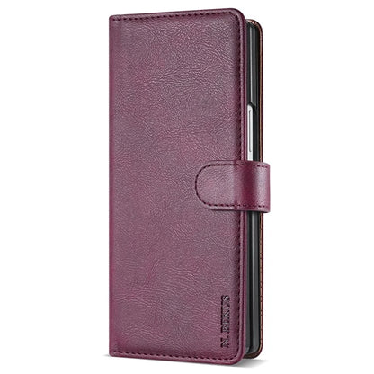 N.BEKUS CSJ-001 For Samsung Galaxy Z Fold6 5G Stand Case PU Leather Wallet Phone Cover
