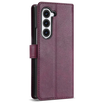 N.BEKUS CSJ-001 For Samsung Galaxy Z Fold6 5G Stand Case PU Leather Wallet Phone Cover