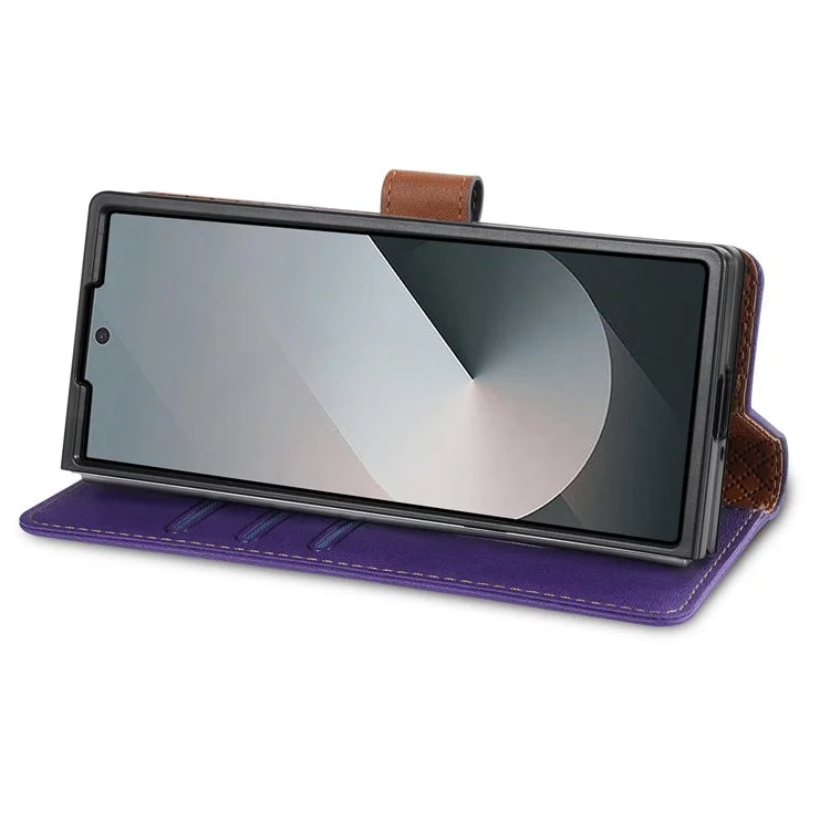 N.BEKUS CSJ-001 For Samsung Galaxy Z Fold6 5G Stand Case PU Leather Wallet Phone Cover