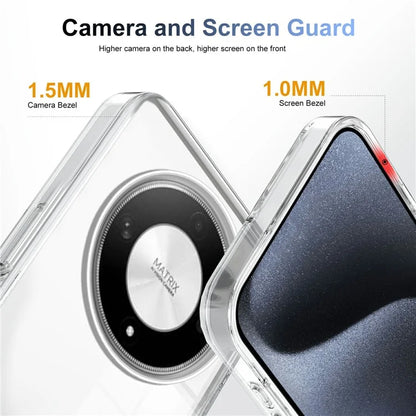 For Honor Magic6 Lite 5G Clear Phone Case TPU PC Anti-Slip Drop-Proof Back Cover