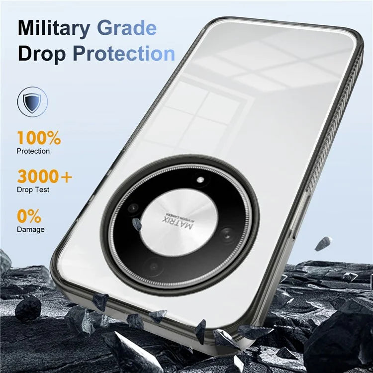 For Honor Magic6 Lite 5G Clear Phone Case TPU PC Anti-Slip Drop-Proof Back Cover