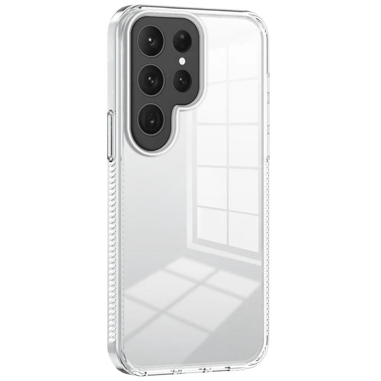 Forsamsung Galaxy S24 Ultra Clear Phone Case TPU PC Anti-Slip Drop-Proof Back Cover