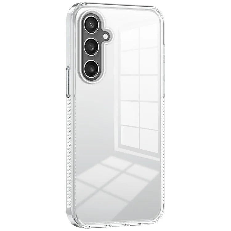 For Samsung Galaxy S23 FE Clear Phone Case TPU PC Anti-Slip Drop-Proof Back Cover