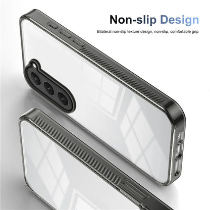 For Samsung Galaxy S23 Clear Phone Case TPU PC Anti-Slip Drop-Proof Back Cover