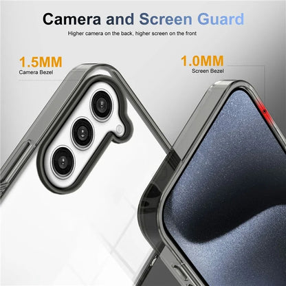 For Samsung Galaxy S23+ Clear Phone Case TPU PC Anti-Slip Drop-Proof Back Cover