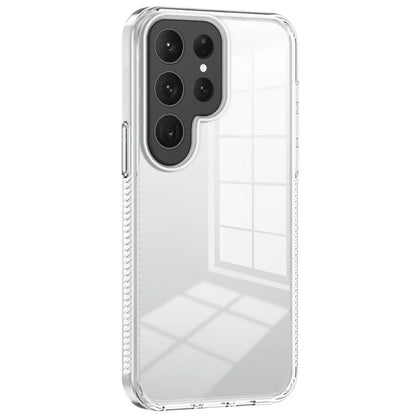 For Samsung Galaxy S23 Ultra Clear Phone Case TPU PC Anti-Slip Drop-Proof Back Cover