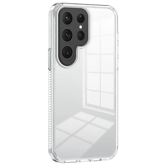 For Samsung Galaxy S23 Ultra Clear Phone Case TPU PC Anti-Slip Drop-Proof Back Cover