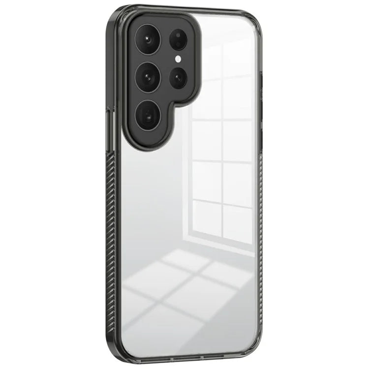 For Samsung Galaxy S23 Ultra Clear Phone Case TPU PC Anti-Slip Drop-Proof Back Cover