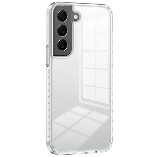 For 	Samsung Galaxy S22+ 5G Clear Phone Case TPU PC Anti-Slip Drop-Proof Back Cover