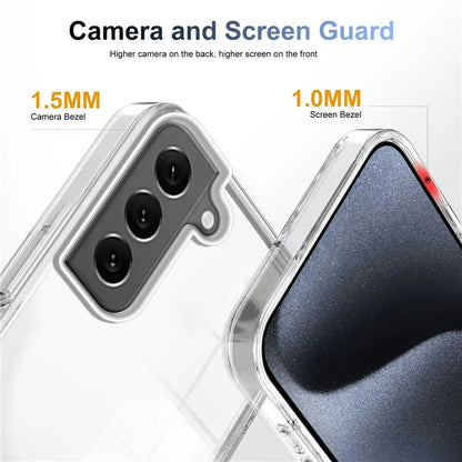 For 	Samsung Galaxy S22+ 5G Clear Phone Case TPU PC Anti-Slip Drop-Proof Back Cover
